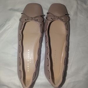 Marc Fisher Women's Taupe Ballet Flats